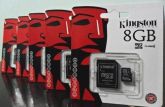 Cartão De Memória Kingston 8 Gb Micro Sd - Original Lacrado!