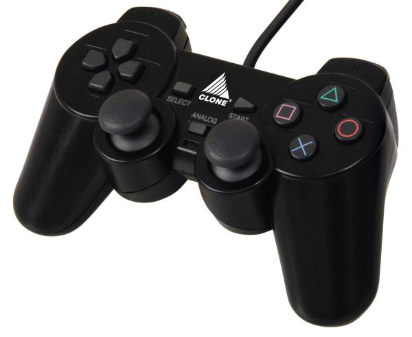 Controle Joypad Joystick Analógico Vibra Dual Shock Ps2 Ps3